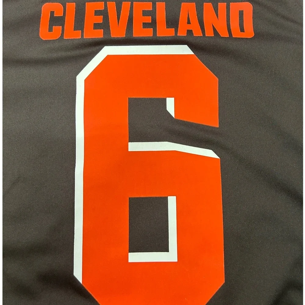 Nike Cleveland Browns Baker Mayfield 6 Jersey Mens Medium Brown NFL Football